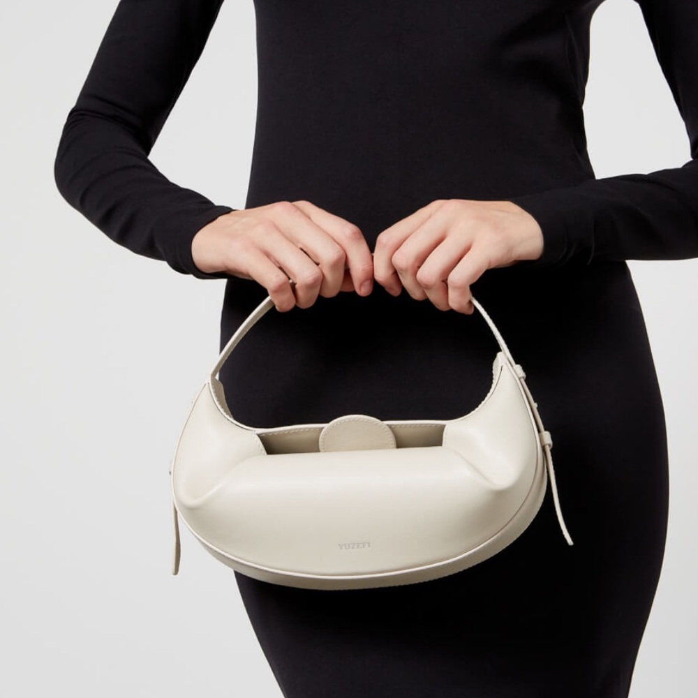 Yuzefi Fortune Cookie Bag — Cream